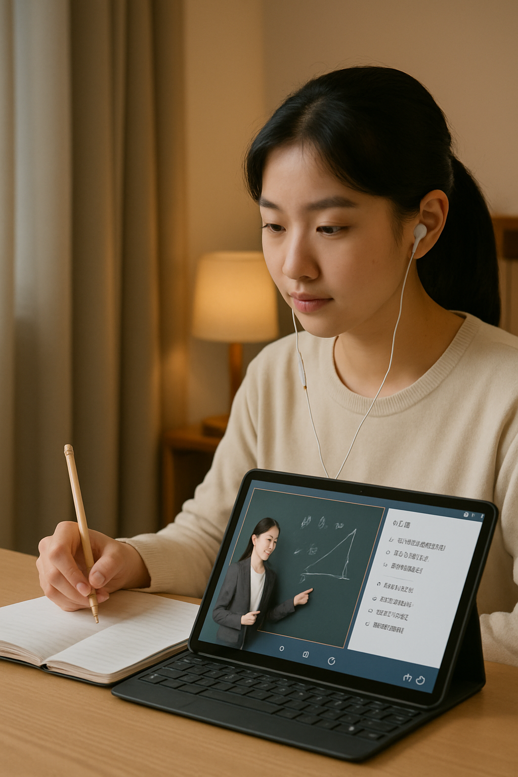 在线课堂互动场景